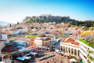 Walking tour of Athens highlights with New Acropolis Museum